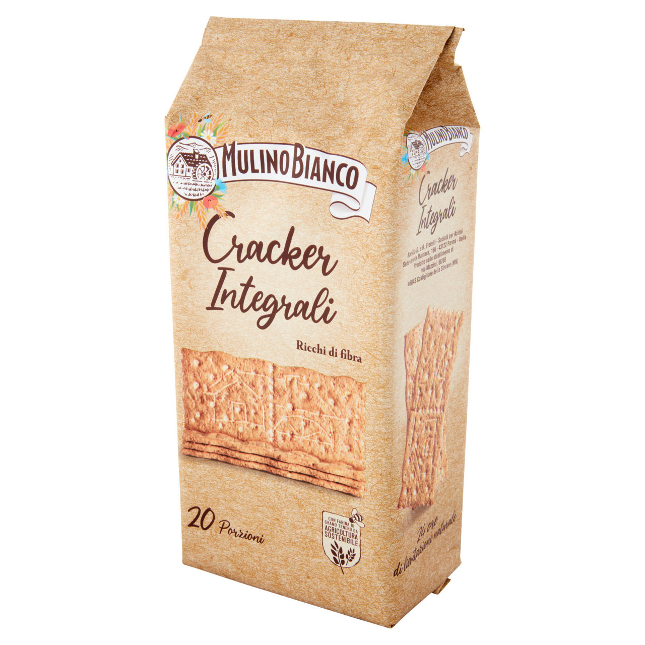 Crackers integrali sfoglia di grano  mulino bianco  incarto gr.500 - Immagine 11