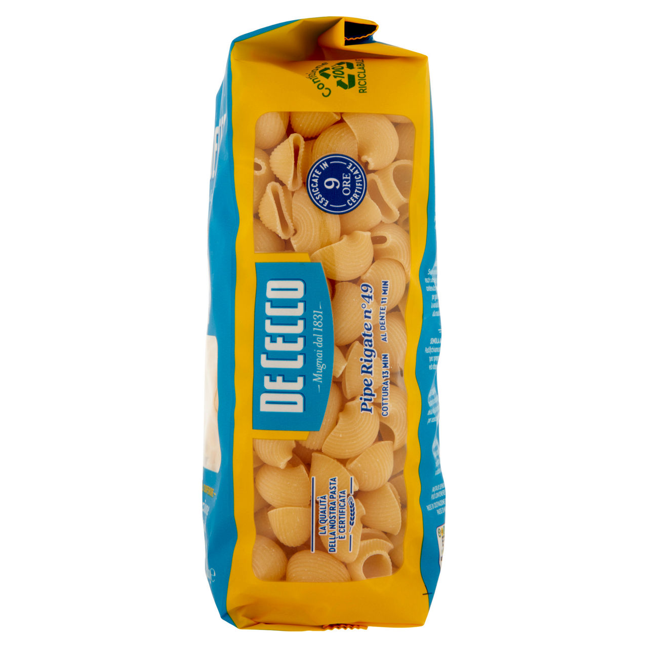 Pipe rigate n. 49 pasta di semola di grano duro 500 gr - Immagine 31