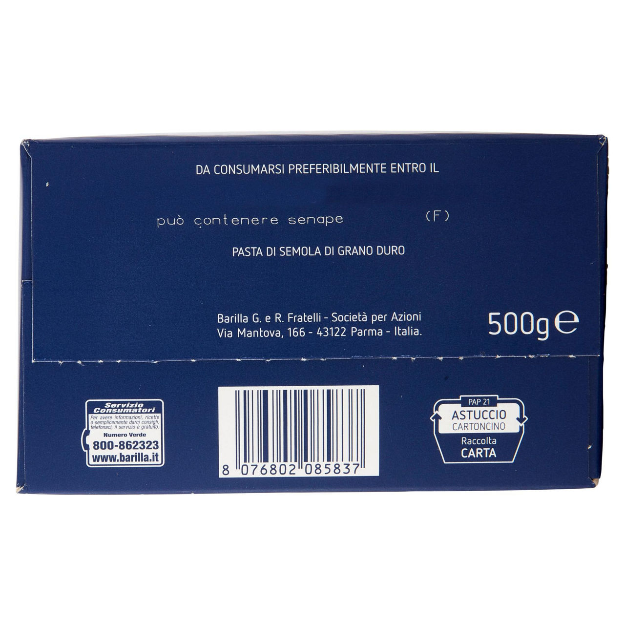 Tortiglioni n. 83 pasta di semola di grano duro 500 gr - Immagine 11