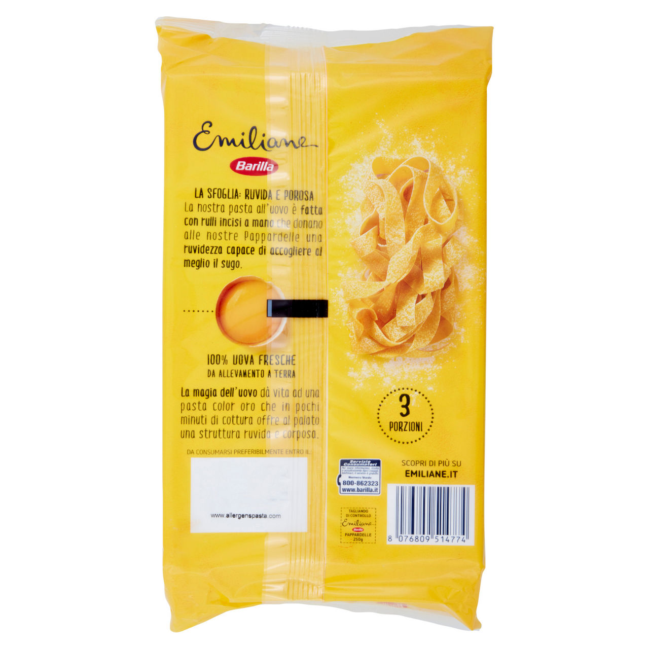 Pappardelle ruvide n. 176 pasta all'uovo 250 gr - Immagine 61