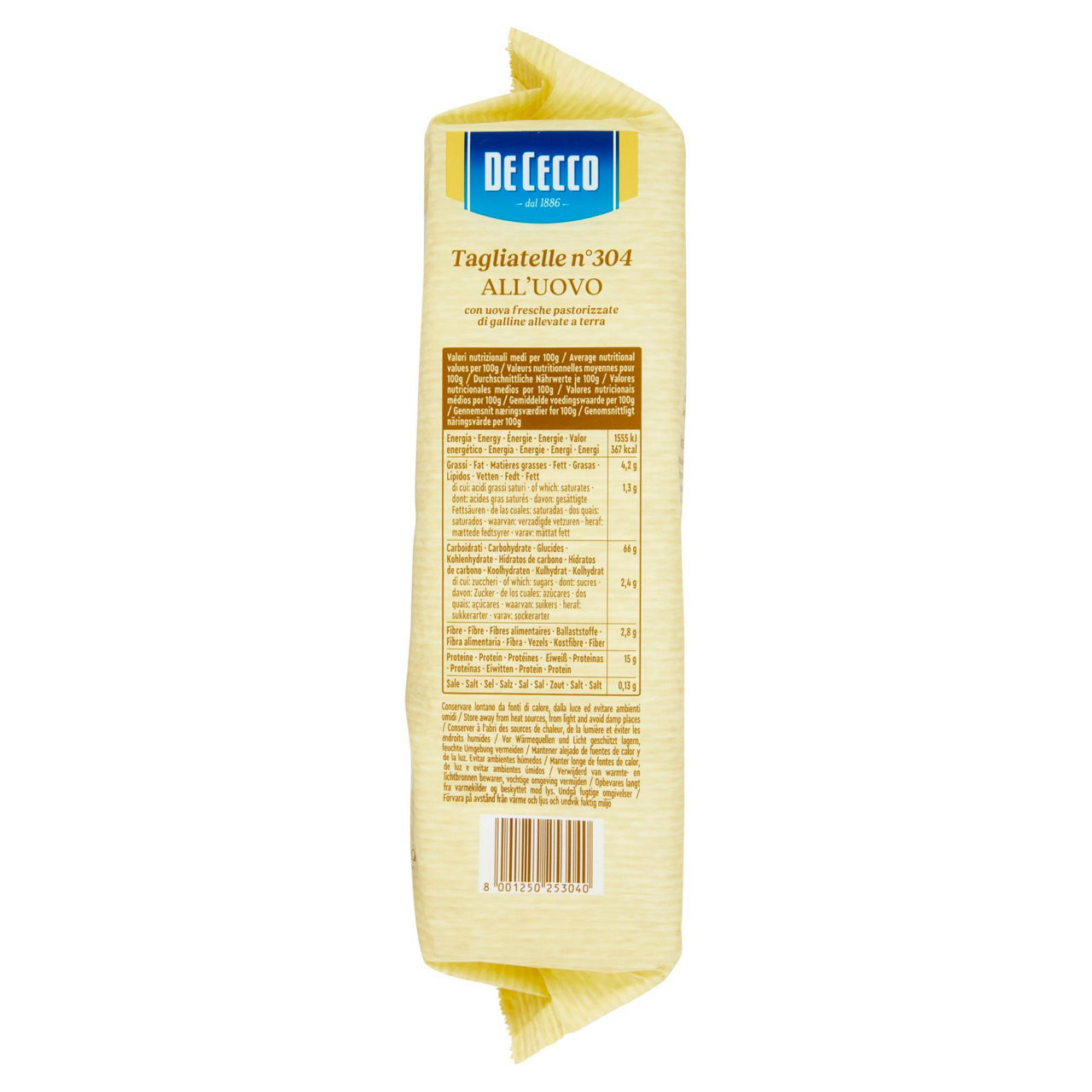 Tagliatelle n. 304 pasta all'uovo 500 gr - Immagine 11