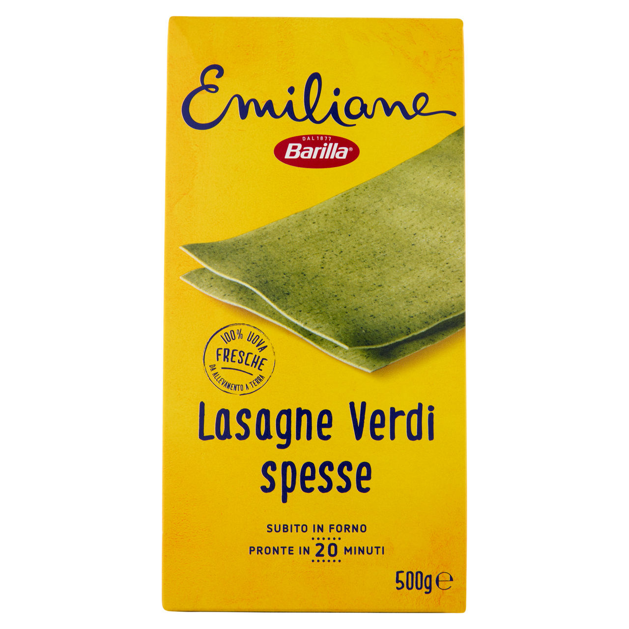Lasagne verdi n. 200 pasta all'uovo 500 gr - Immagine 01