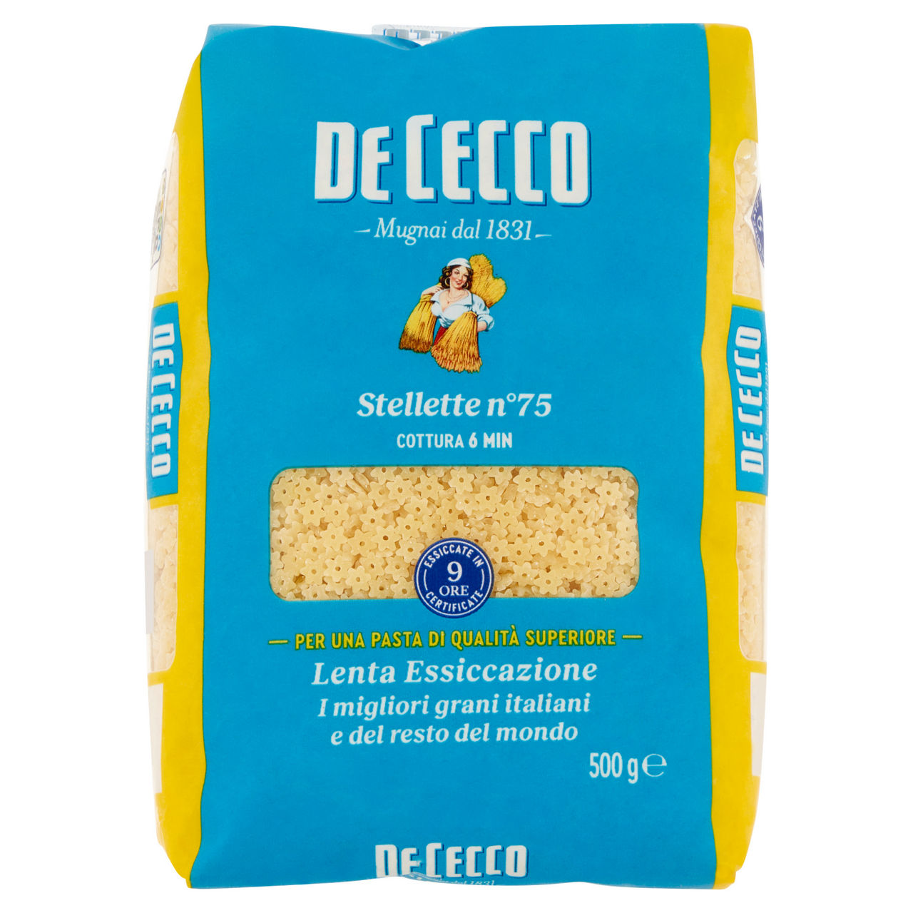 Stellette n. 75 pasta di semola di grano duro 500 gr