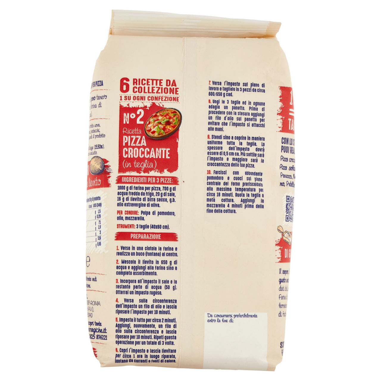 Farina poco raffinata per pizza 1 kg - Immagine 41