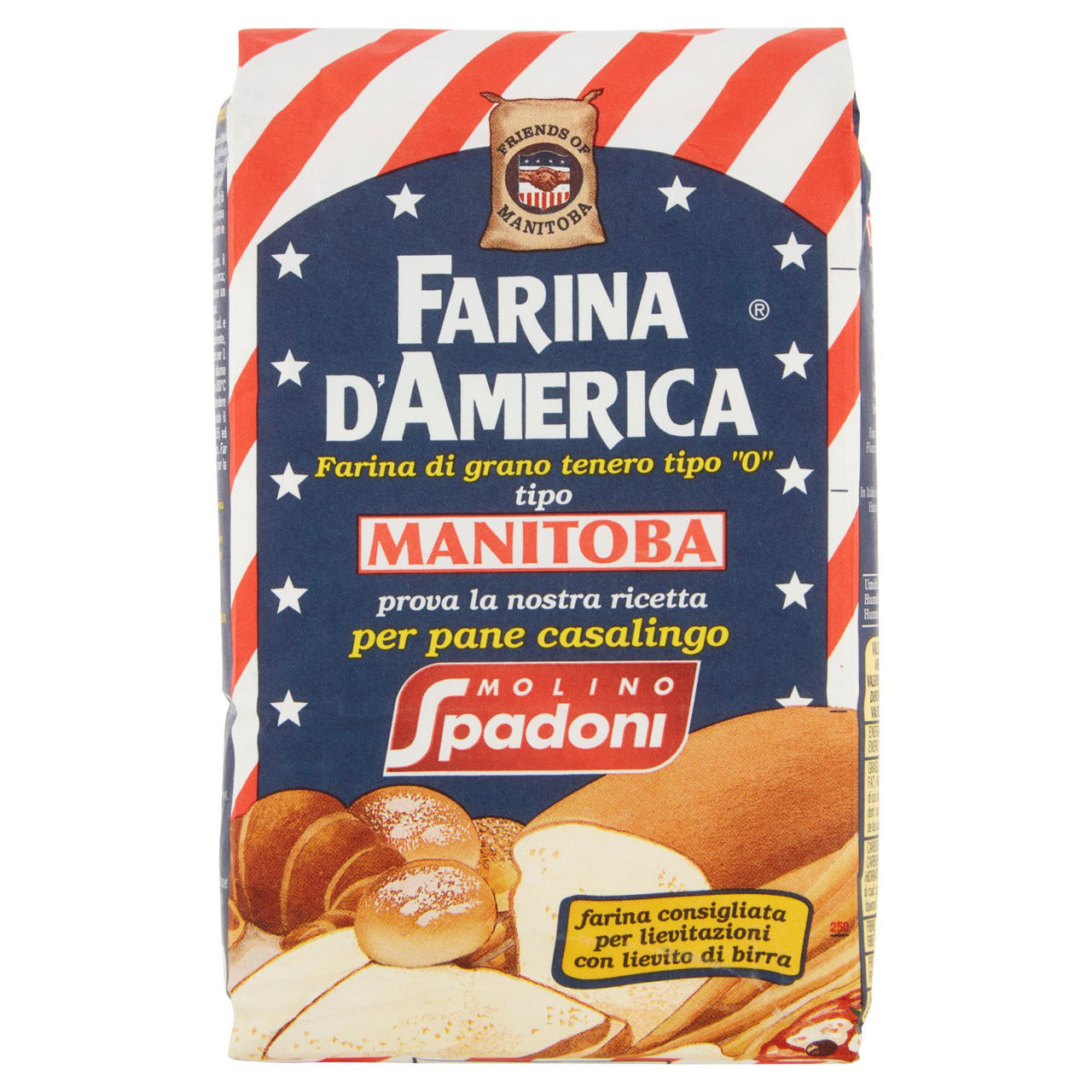 Farina di grano tenero di tipo 0 manitoba 1 kg - Immagine 01