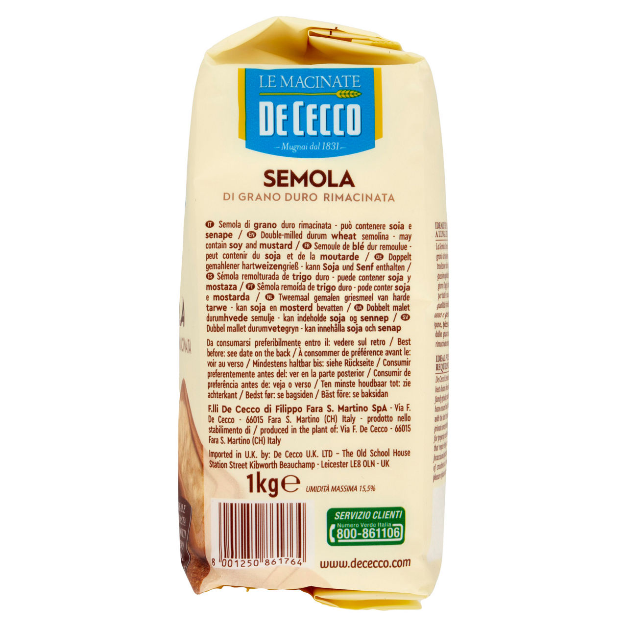 Farina di semola di grano duro rimacinata 1 kg - Immagine 11