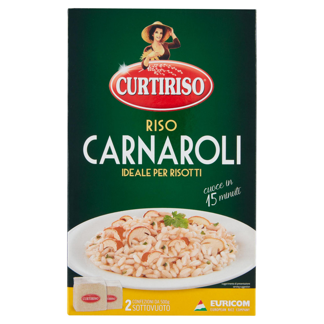 Riso Carnaroli 2 confezioni da 500 gr