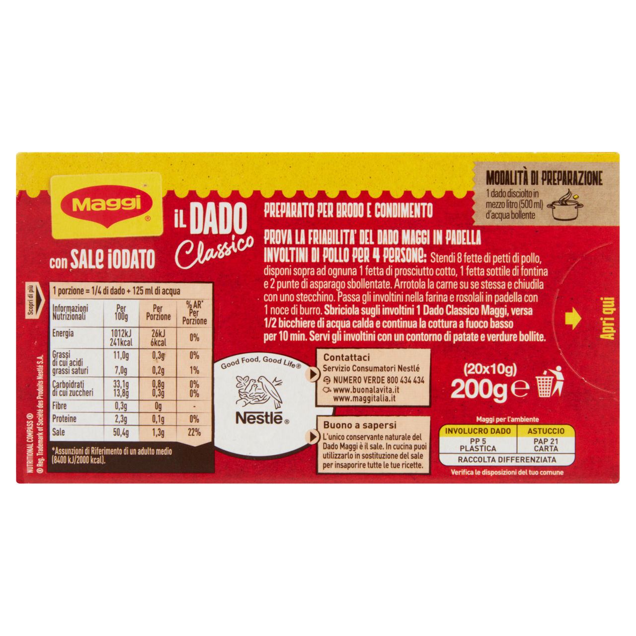 Dado classico per brodo 20 pz - Immagine 31