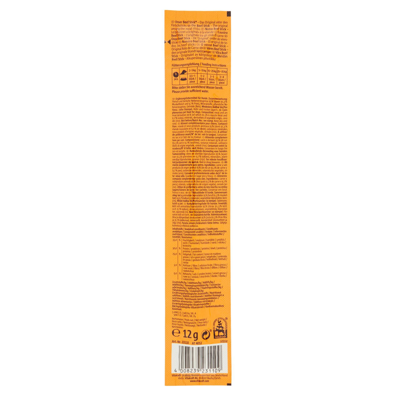 Snack in stick per cani tacchino 12 gr - Immagine 41