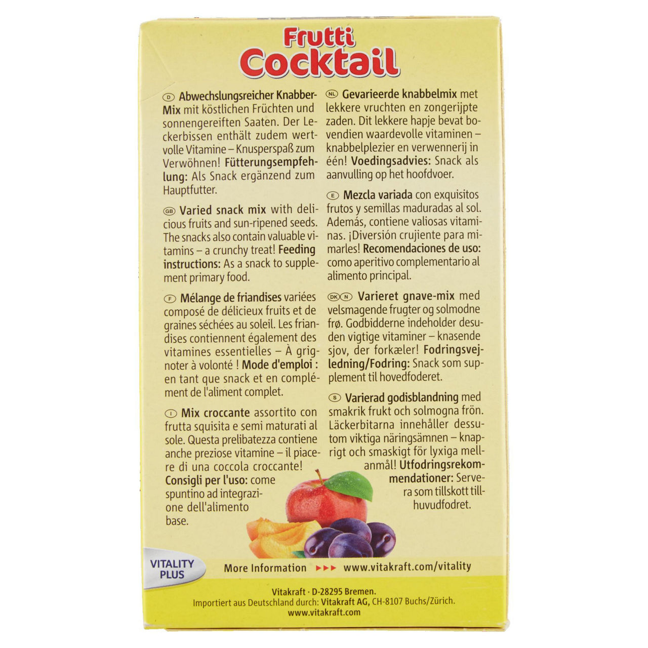 Cocktail per pappagallini alla frutta gr.200 - Immagine 21