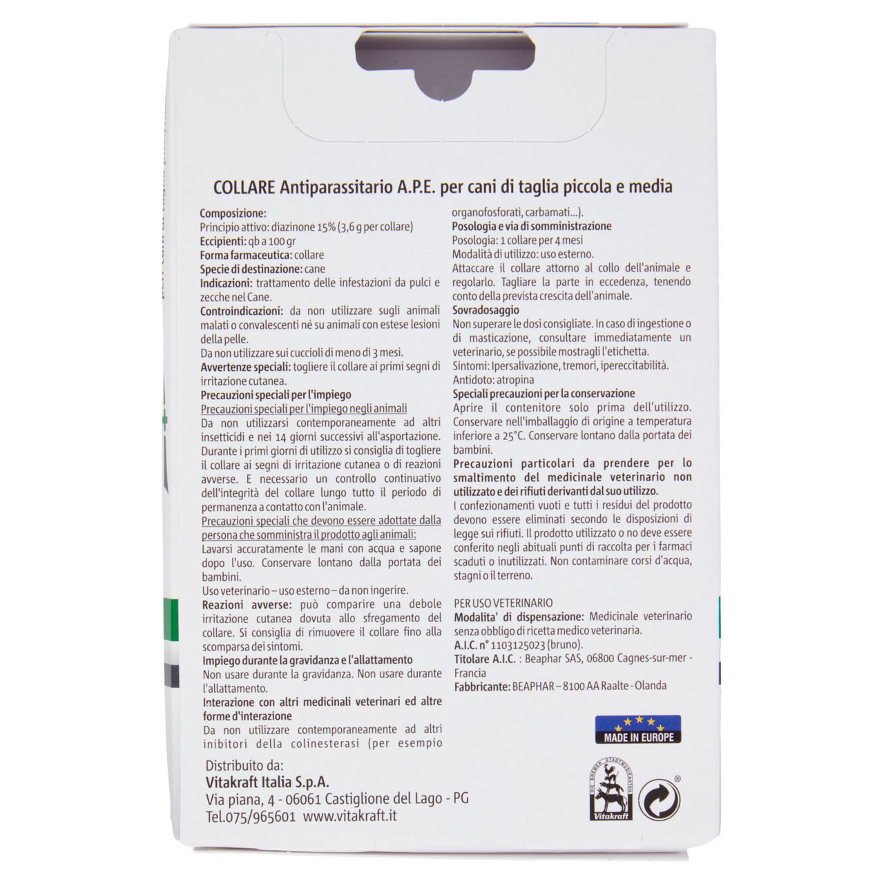 COLLARE ANTIPULCI PROTECT.CANI VITAKRAFT - Immagine 51