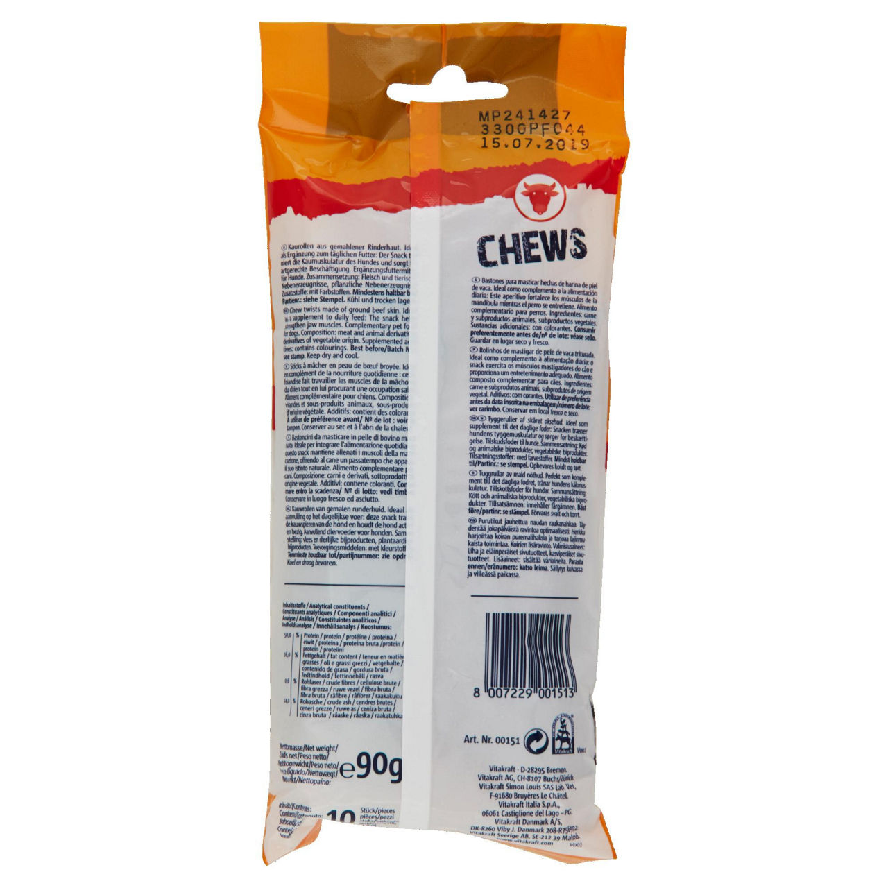 Bastoncini colorati chews conf. 10pz cm12.5 - Immagine 51