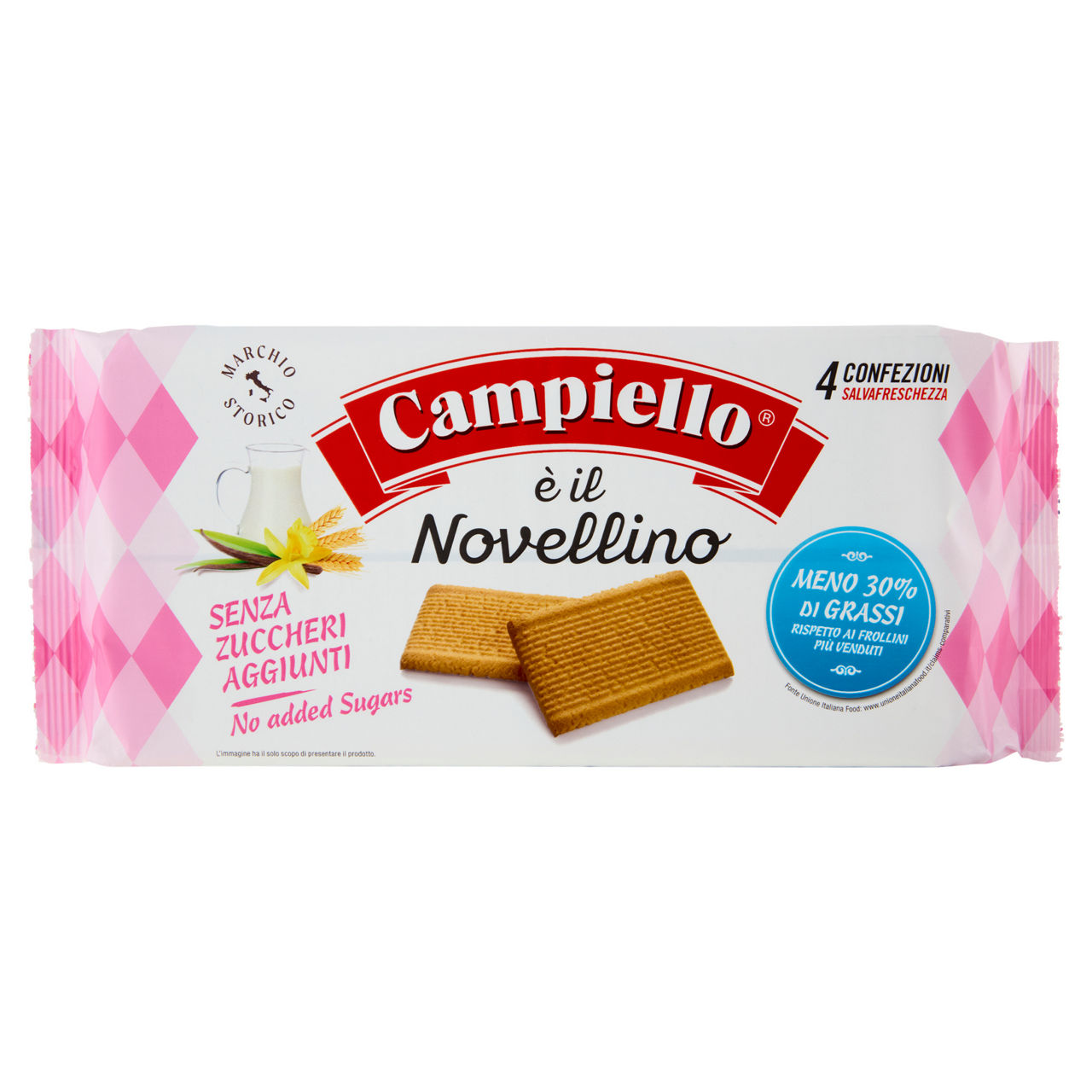 Biscotti frollini Novellino senza zuccheri aggiunti 350 gr