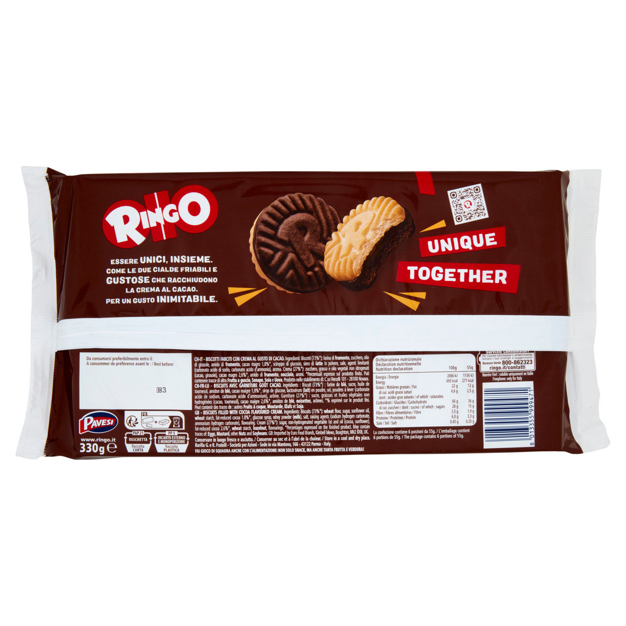 Biscotti snack farciti con crema al gusto cacao 330 gr - Immagine 31
