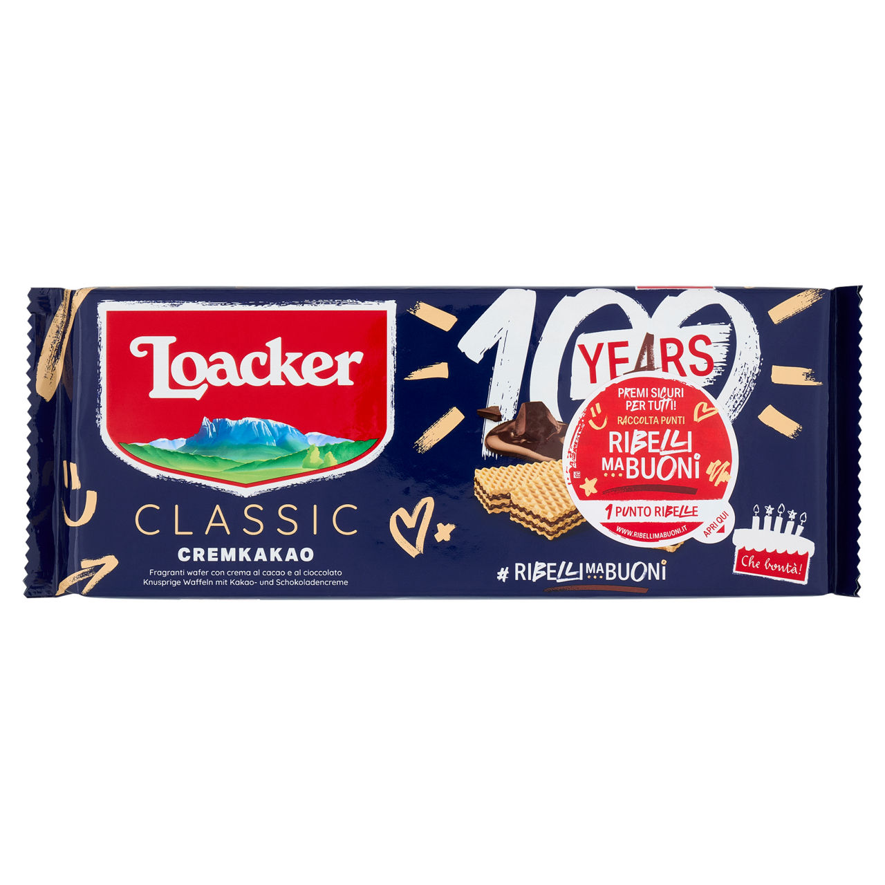Wafers cremkakao loacker incarto g 175 - Immagine 01