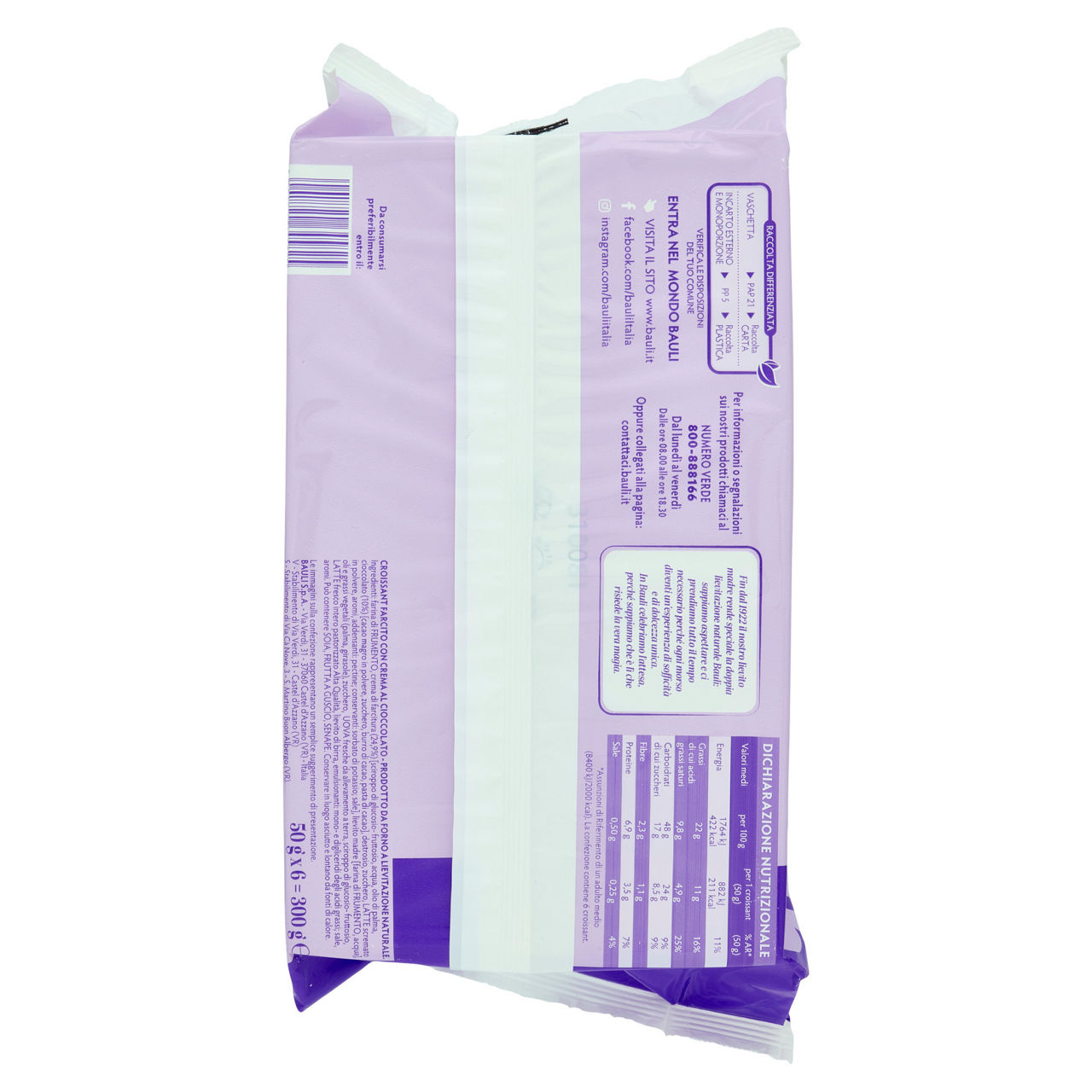 Croissant i classici al cioccolato 6 pz x 50 gr - Immagine 21