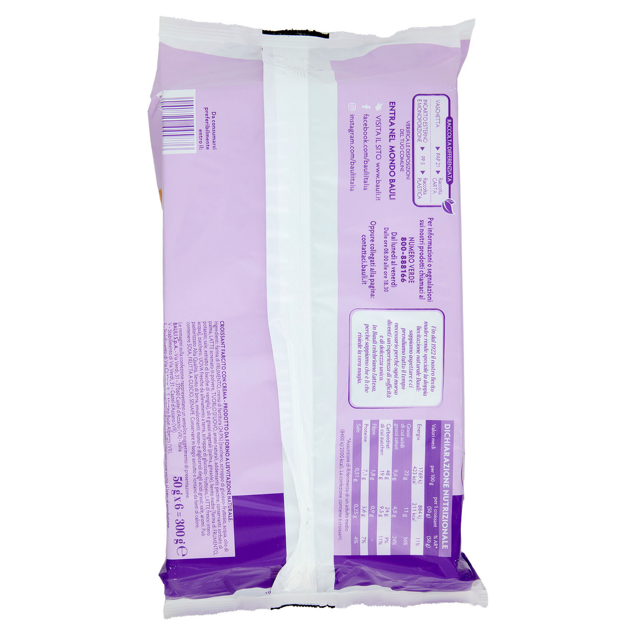 Croissant i classici alla crema pasticcera 6 pz x 50 gr - Immagine 31