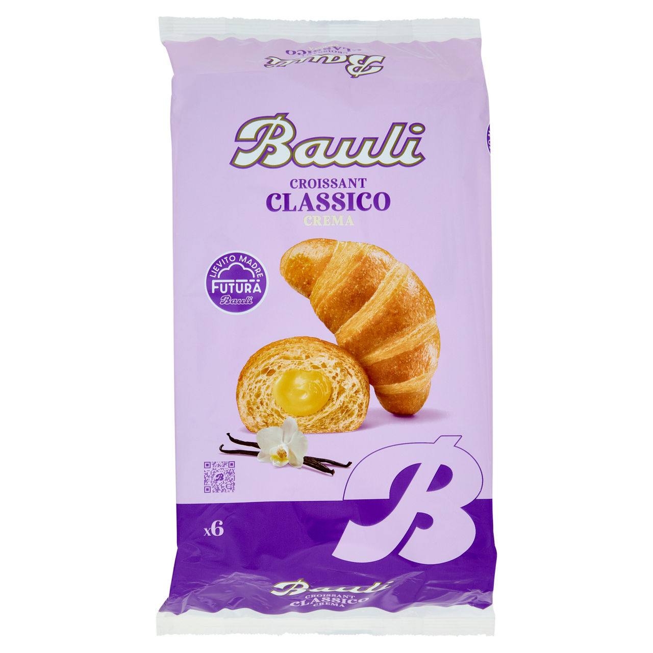 Croissant i classici alla crema pasticcera 6 pz x 50 gr - Immagine 01