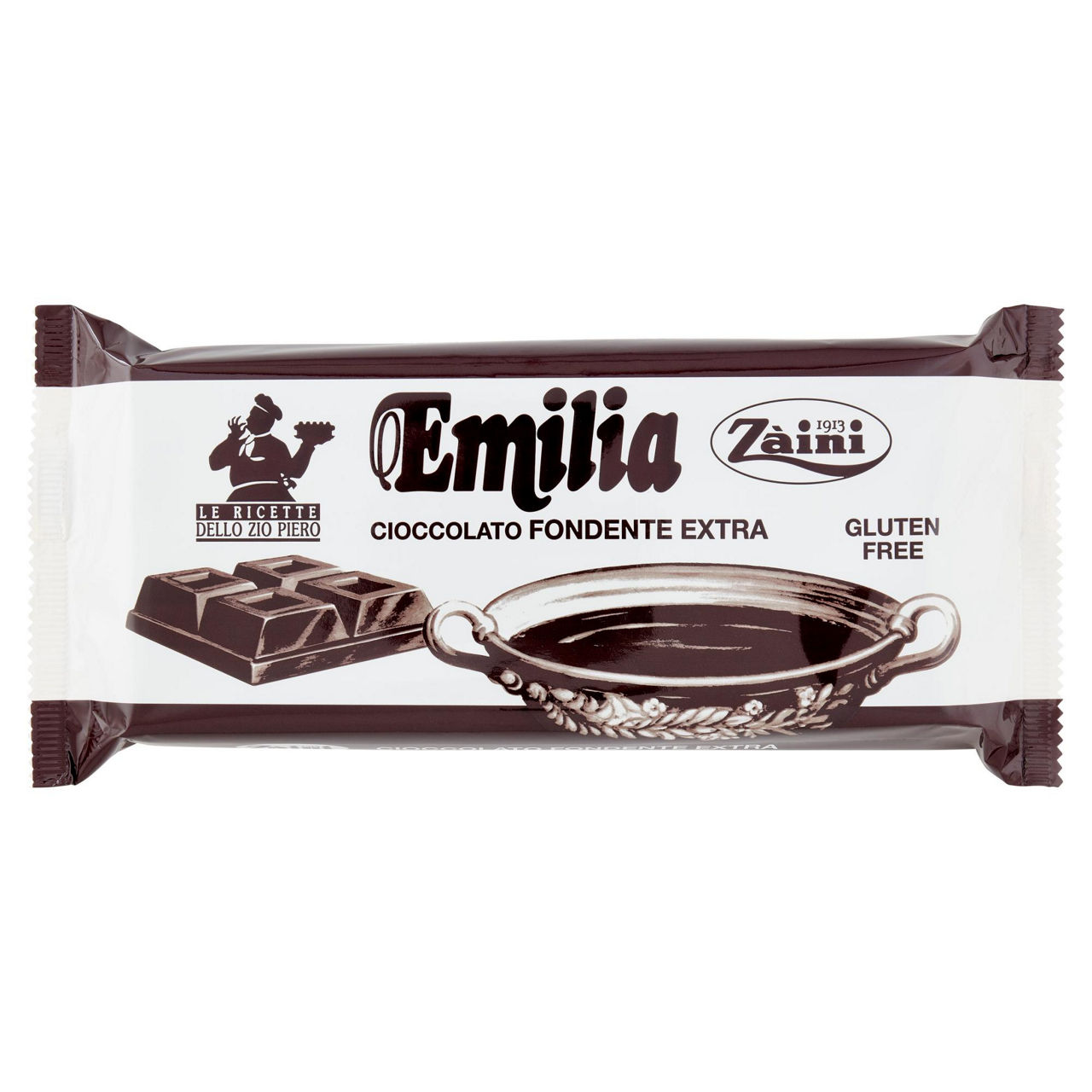 Tavoletta blocco di cioccolato fondente 1 kg - Immagine 01