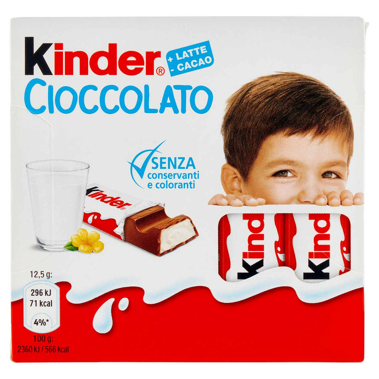 Kinder cioccolato 4 pz