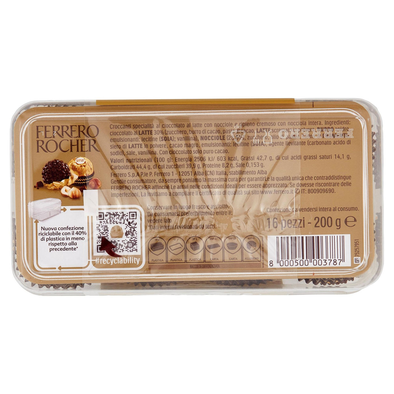 Praline ferrero rocher  16 pz 200 gr - Immagine 11
