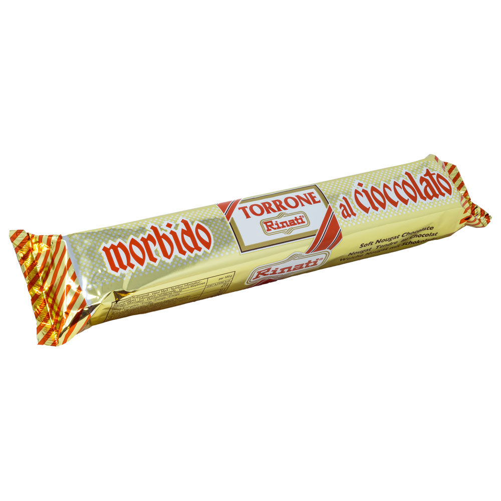 Torrone morbido nocciola miele ric. cioccolato rinati cellophane  gr200