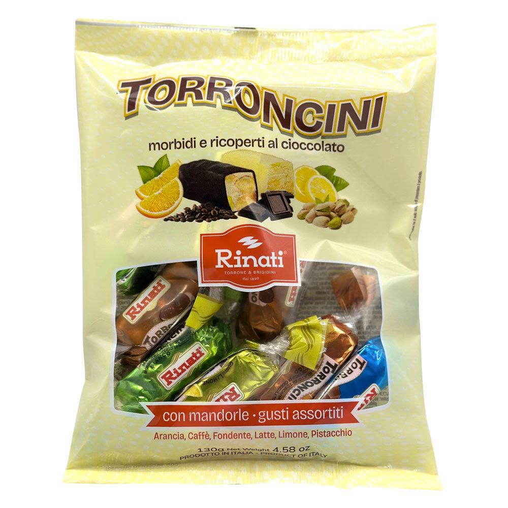 Torroncini morbidi alla mandorla assortiti 130 gr