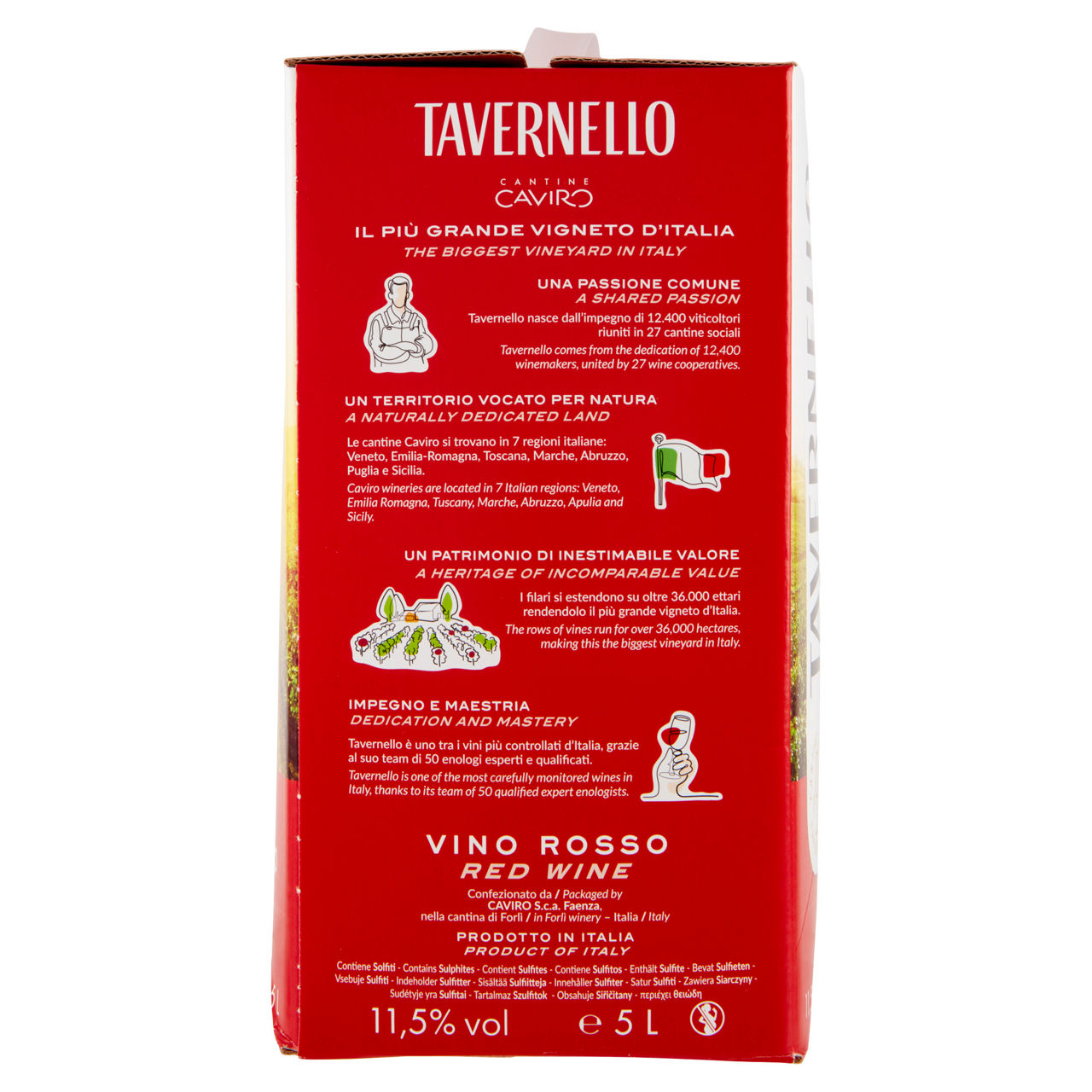 Vino rosso bag in box 5 lt - Immagine 51