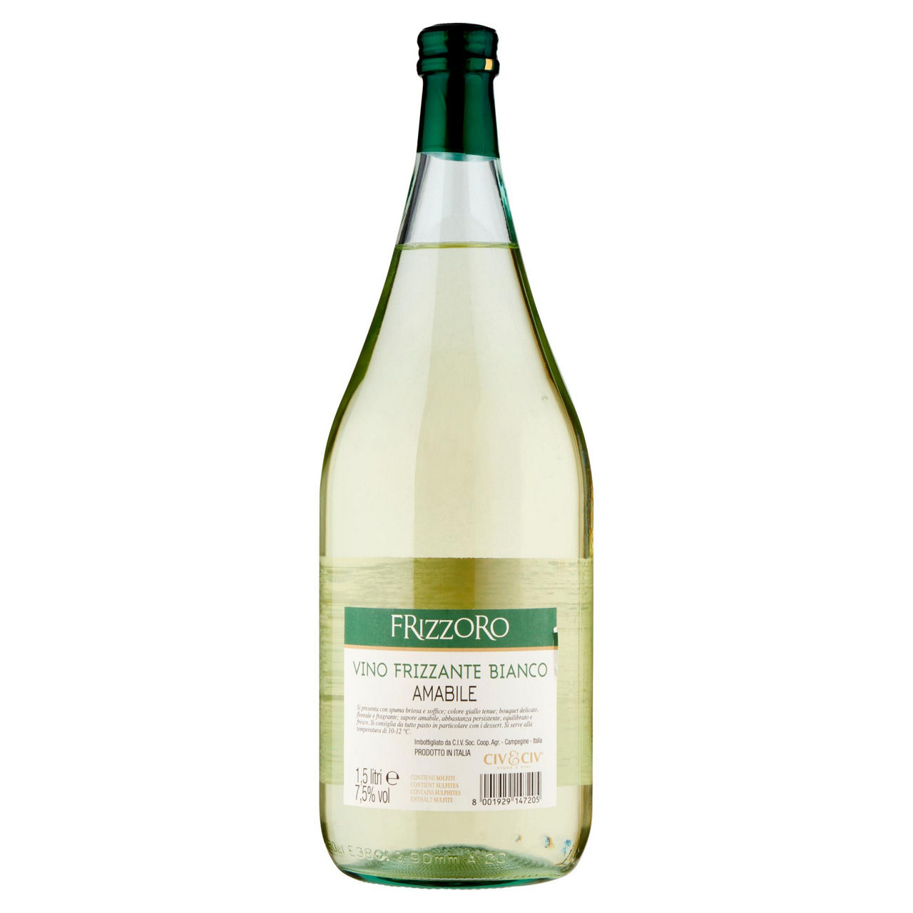 Vino bianco frizzantino Frizzoro amabile 1,5 lt - Immagine 51
