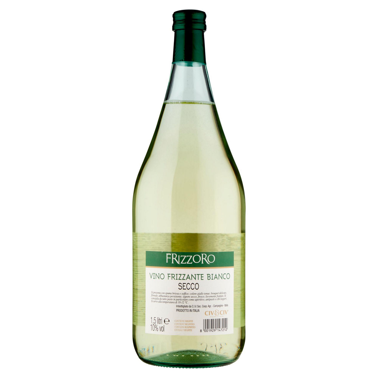 Vino bianco frizzantino Frizzoro secco 1,5 lt - Immagine 21
