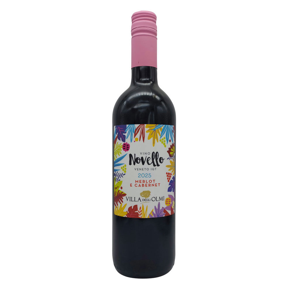 Vino rosso novello Veneto IGT Merlot e Cabernet 750 ml