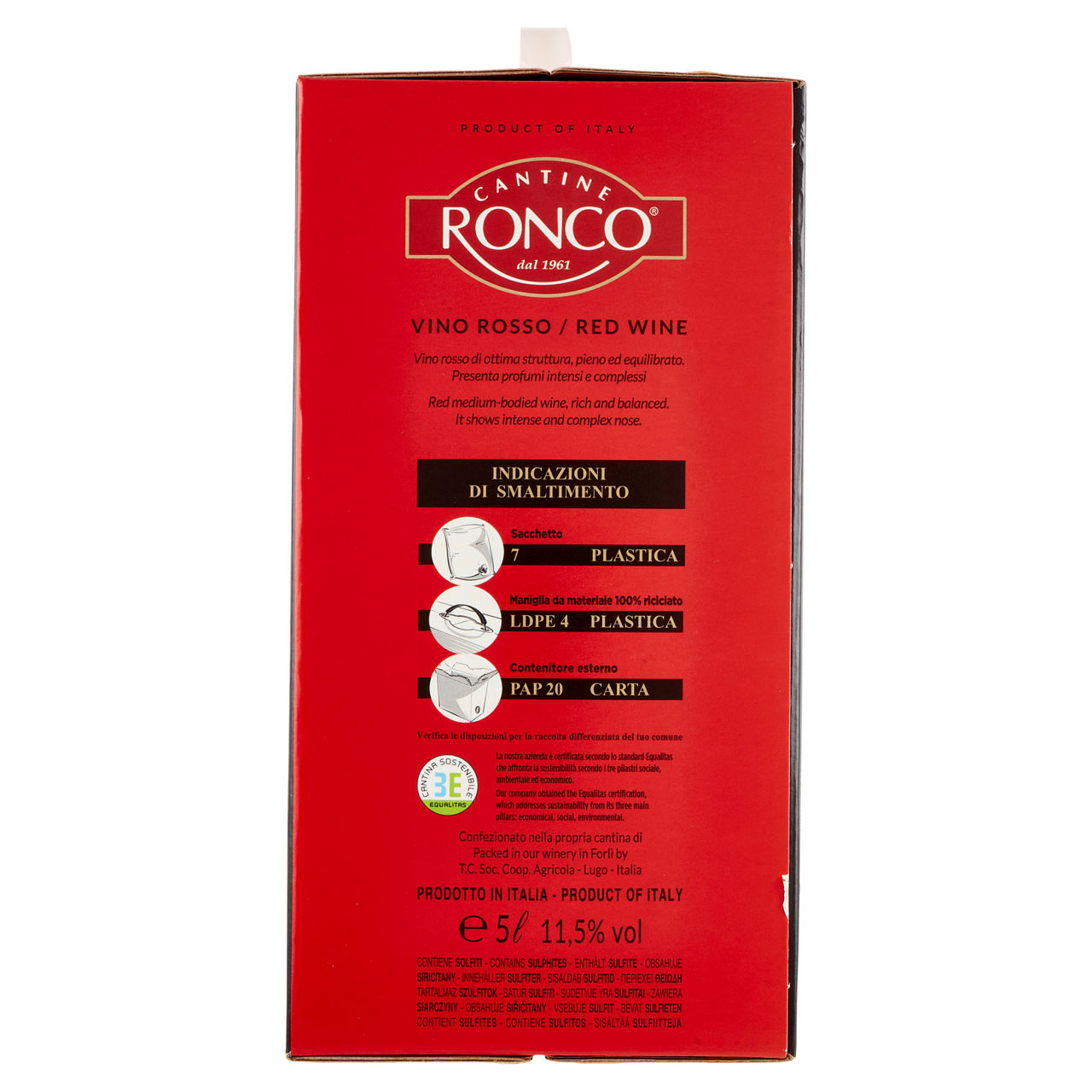 Vino rosso Beccaccia bag in box 5 lt - Immagine 31