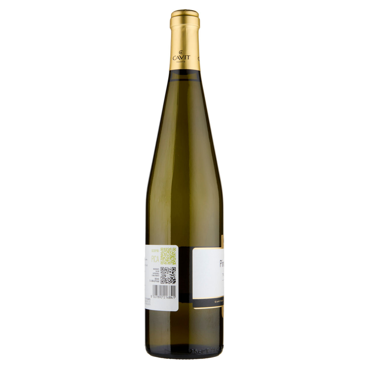 Vino bianco Pinot Bianco Trentino DOC Mastri Vernacoli 750 ml - Immagine 51