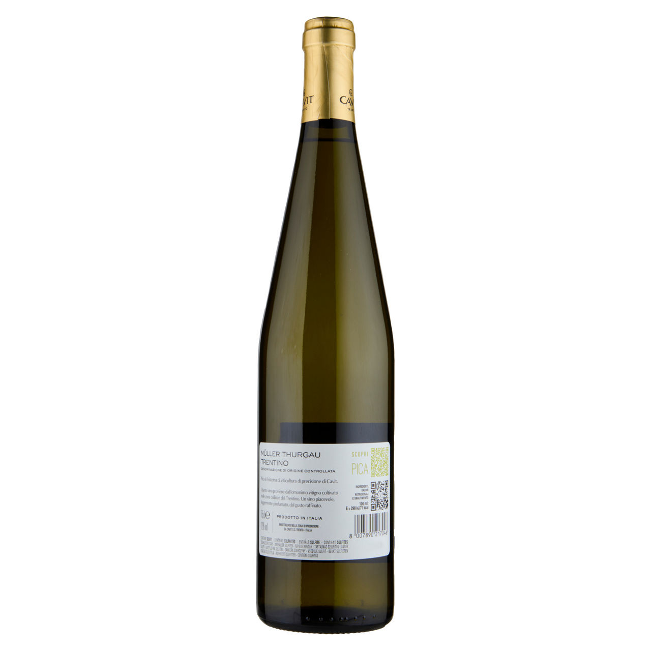 Vino bianco Muller Thurgau Trentino DOC Mastri Vernacoli 750 ml - Immagine 51