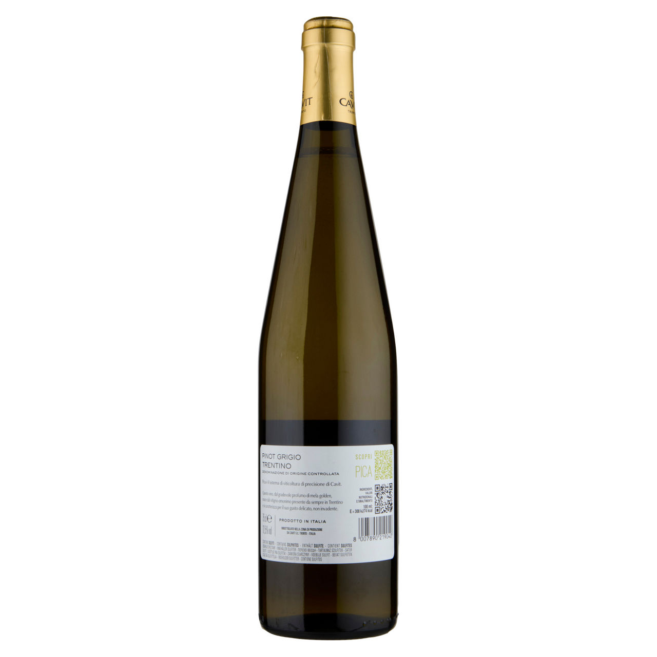 Vino bianco Pinot Grigio Trentino DOC Mastri Vernacoli 750 ml - Immagine 21