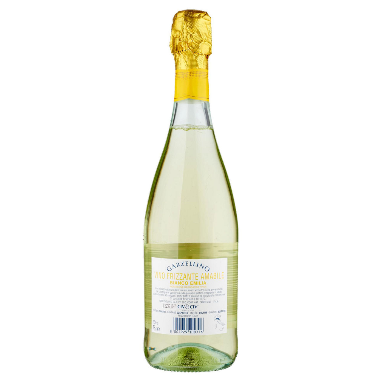 Vino bianco frizzante Garzellino amabile 750 ml - Immagine 51