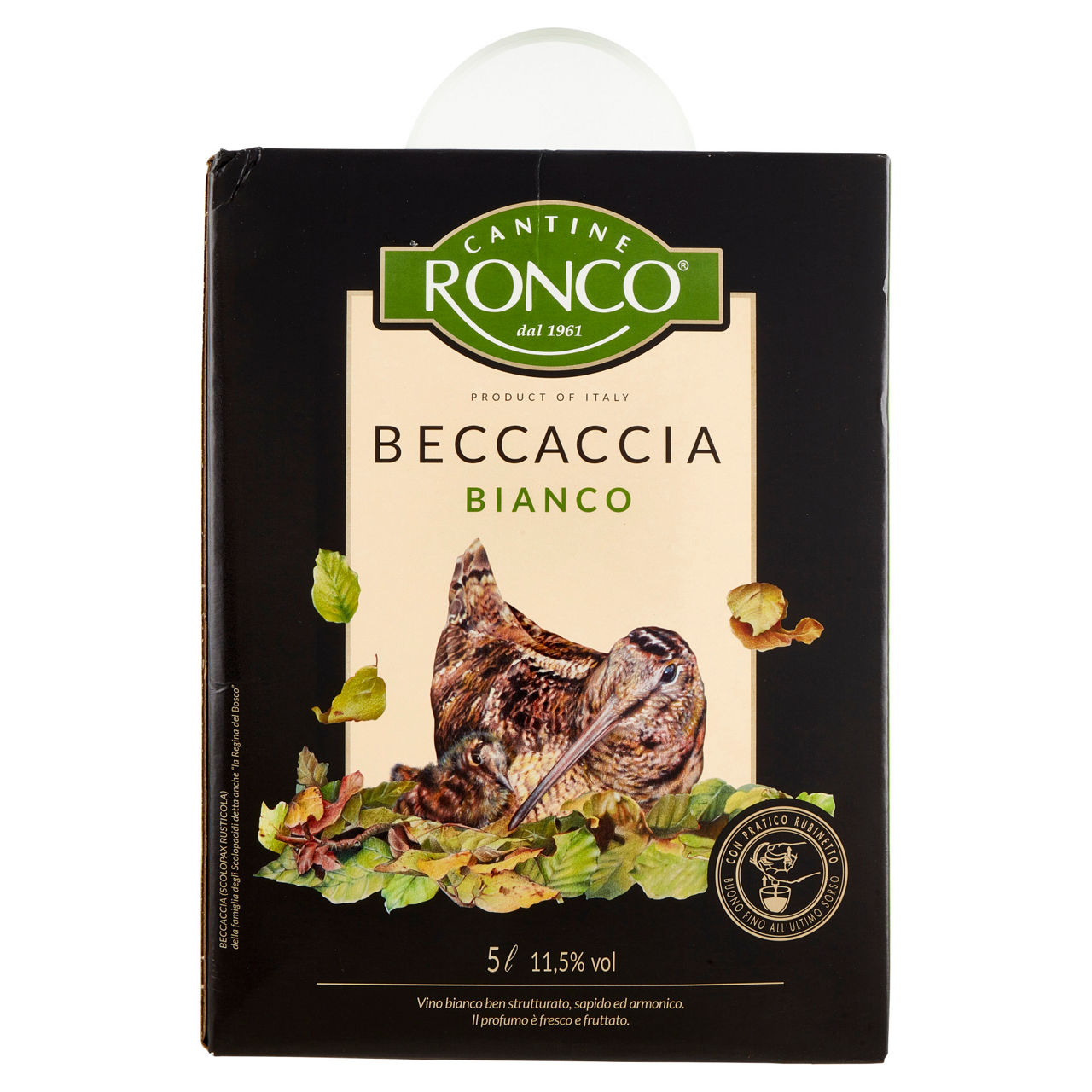 Vino bianco Beccaccia bag in box 5 lt - Immagine 31