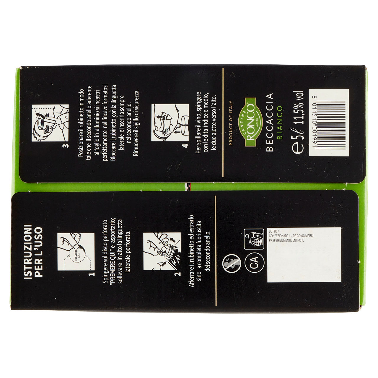 Vino bianco Beccaccia bag in box 5 lt - Immagine 51