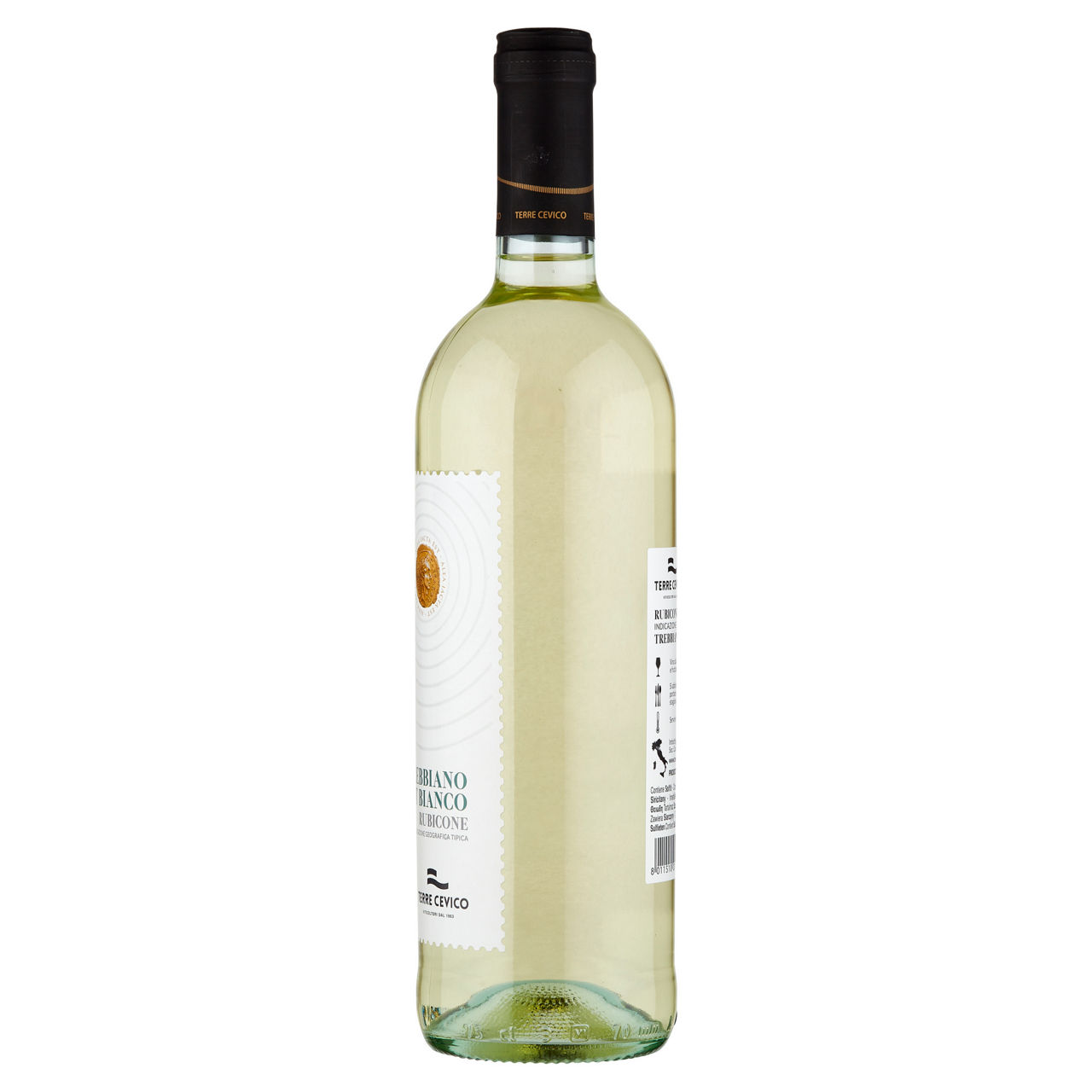 Vino bianco Trebbiano Pinot Bianco Rubicone IGT 750 ml - Immagine 21