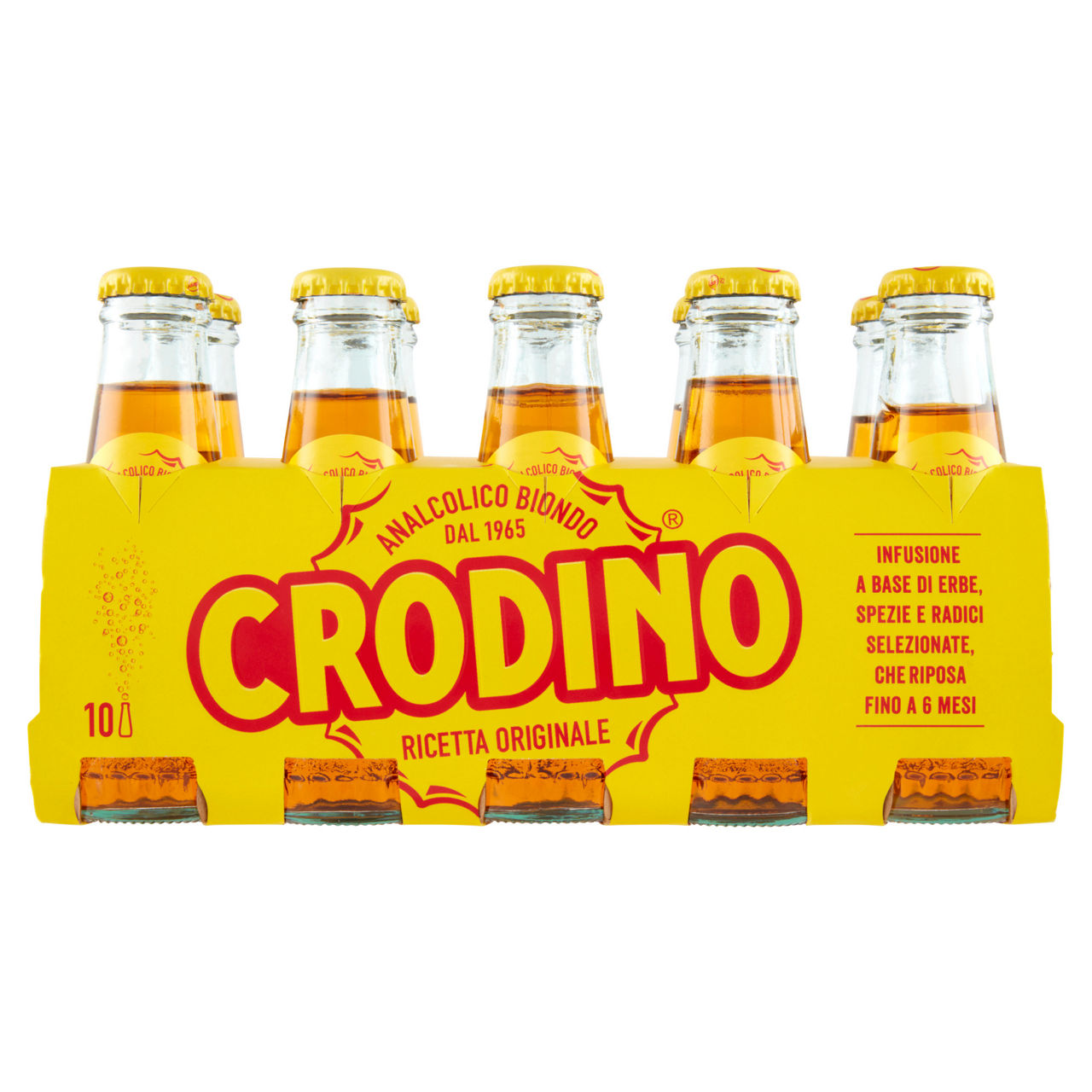 Aperitivo analcolico crodino cluster ml 100 x 10 - Immagine 01