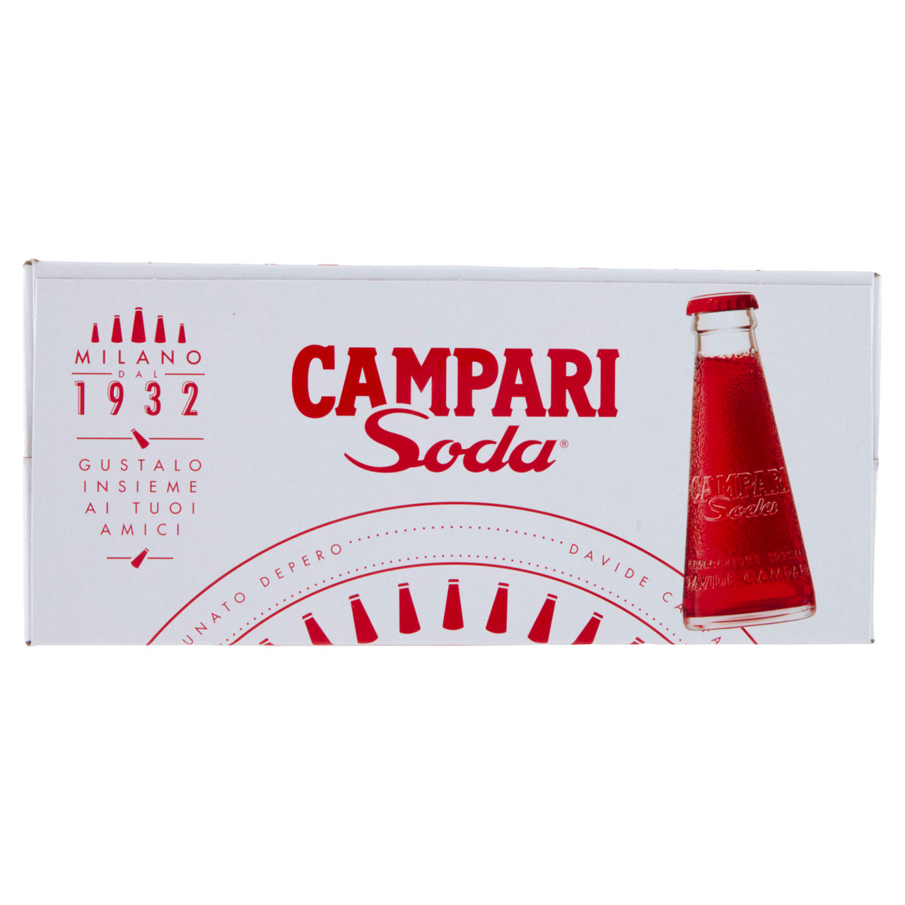 Aperitivo alcolico campari soda 10 gradi scatola ml 98 x 10 - Immagine 11