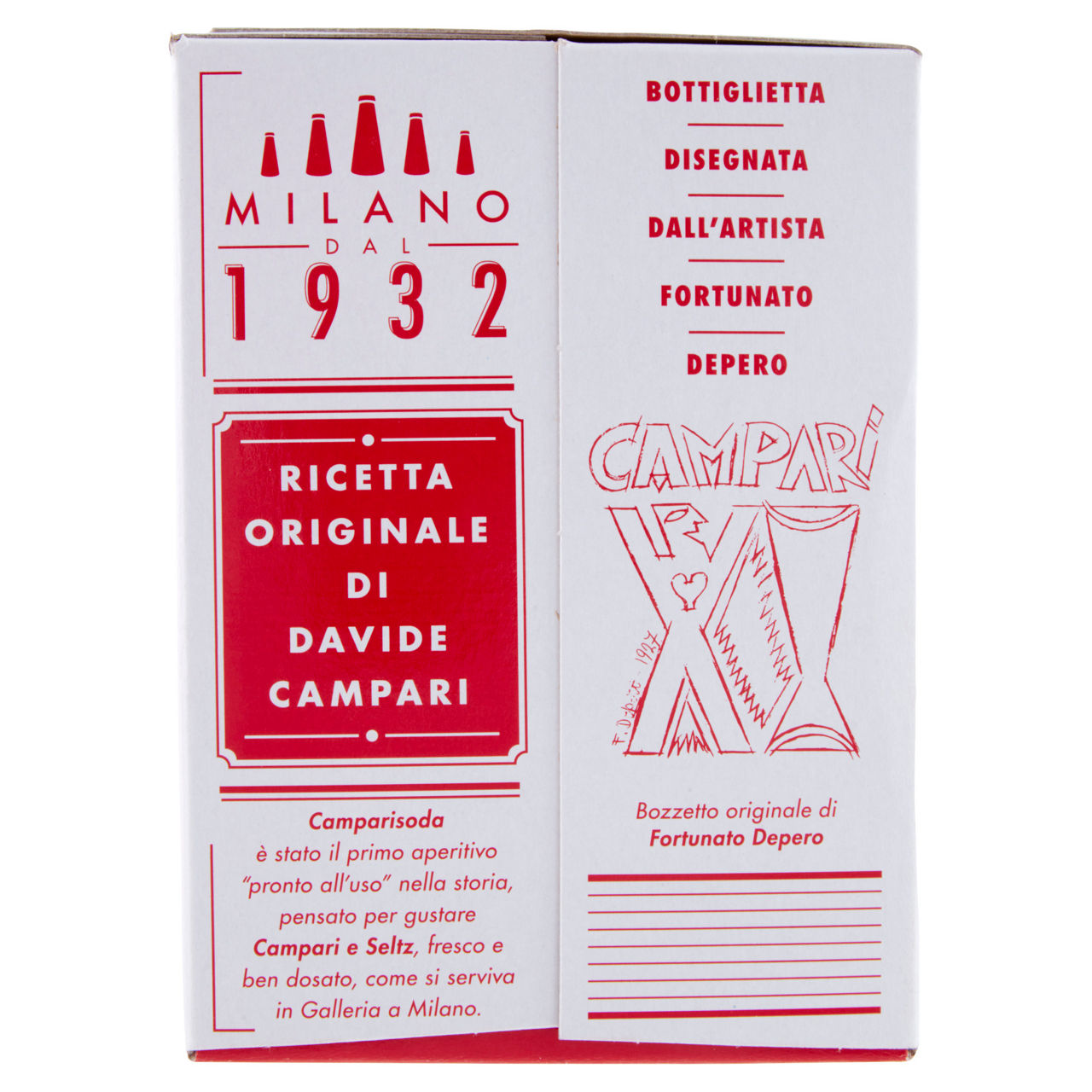 Aperitivo alcolico campari soda 10 gradi scatola ml 98 x 10 - Immagine 51