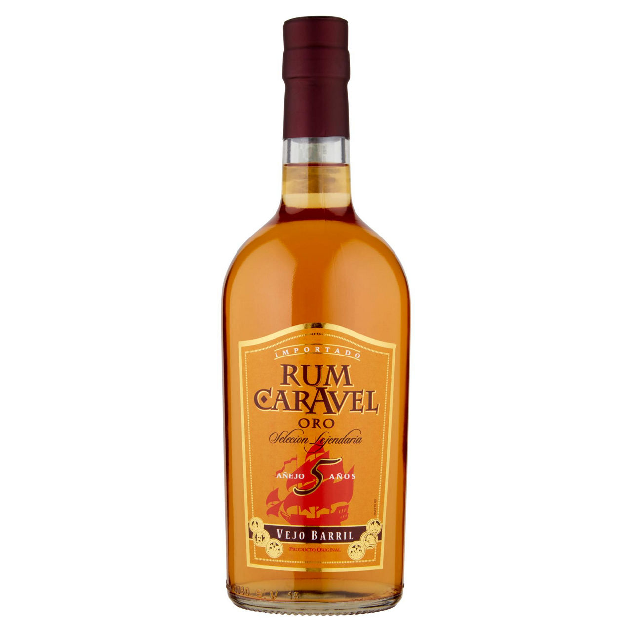 Rhum oro 38 gradi caravel bottiglia ml 700 - Immagine 01