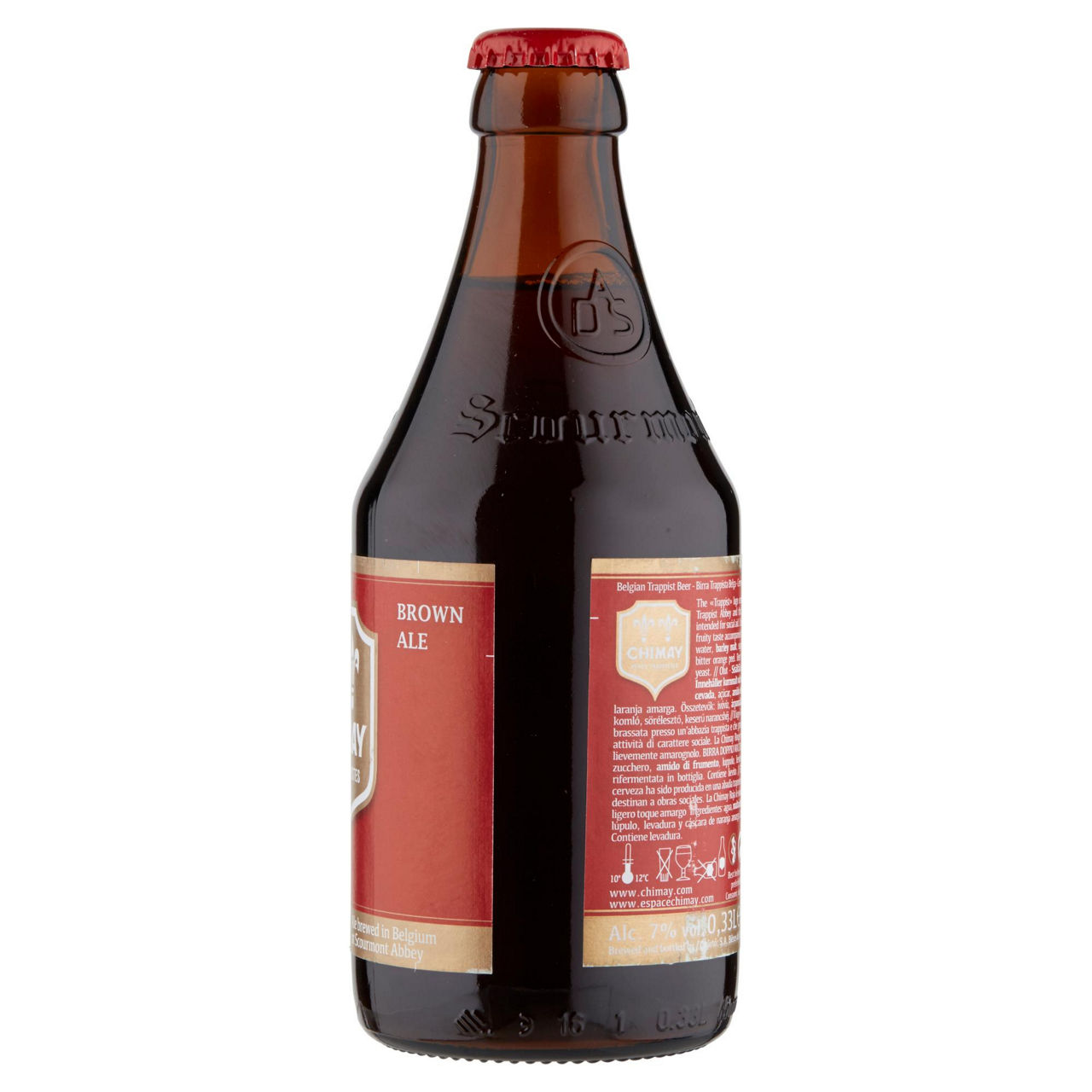 BIRRA CHIMAY TAPPO ROSSO 7 GRADI BOTTIGLIA ML 330 - Immagine 11