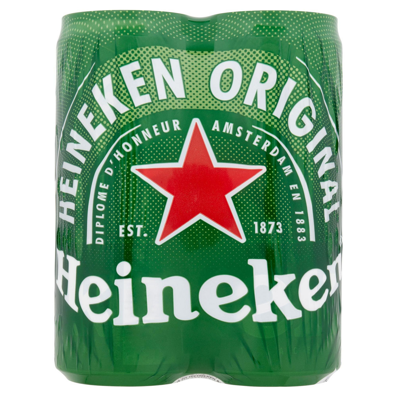 Birra heineken 5 gradi lattina cluster ml 330 x 4 - Immagine 01