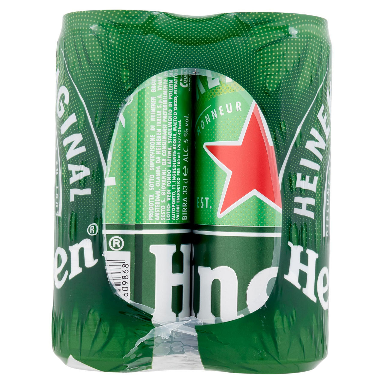 Birra heineken 5 gradi lattina cluster ml 330 x 4 - Immagine 51