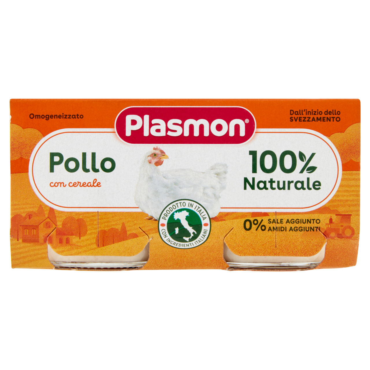 Omogeneizzato di pollo con cereale 2 pz x 80 gr - Immagine 01