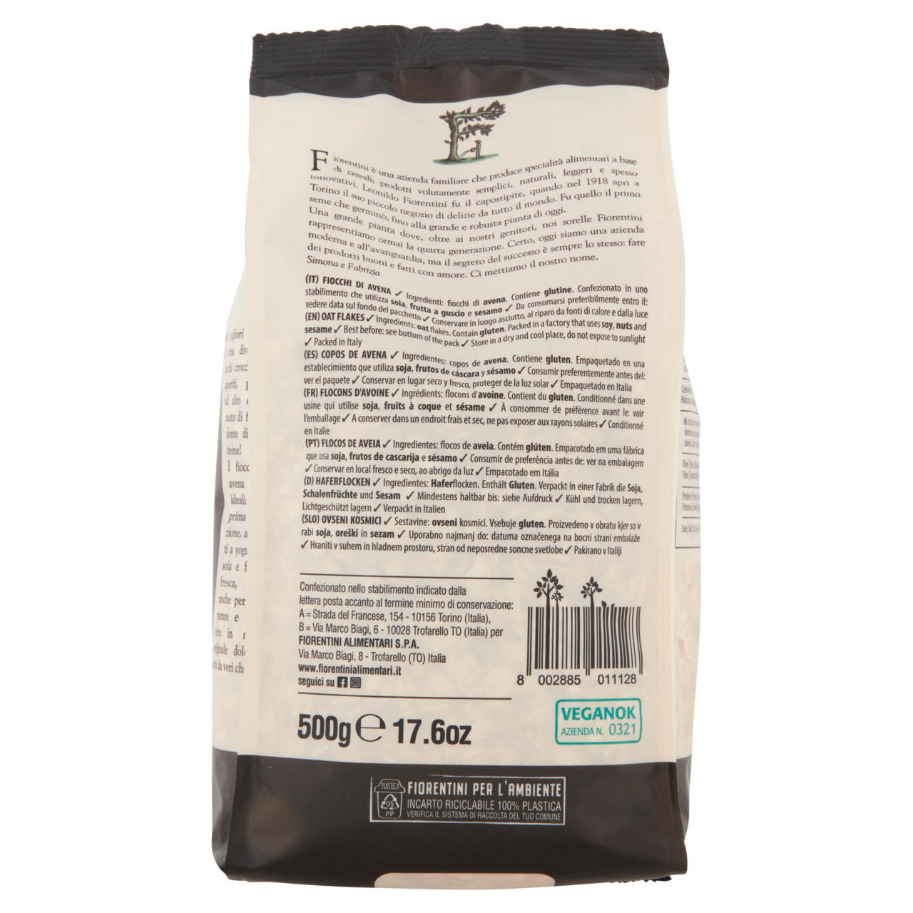 Fiocchi di Avena senza zucchero 500 g - Immagine 31