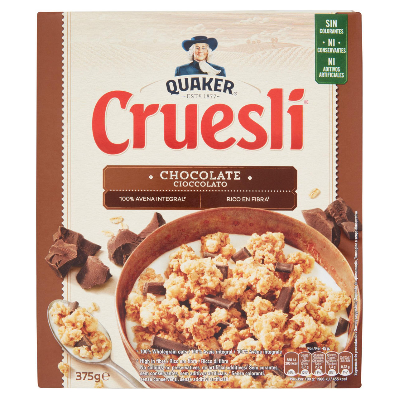 Granola al cioccolato 375 gr - Immagine 01