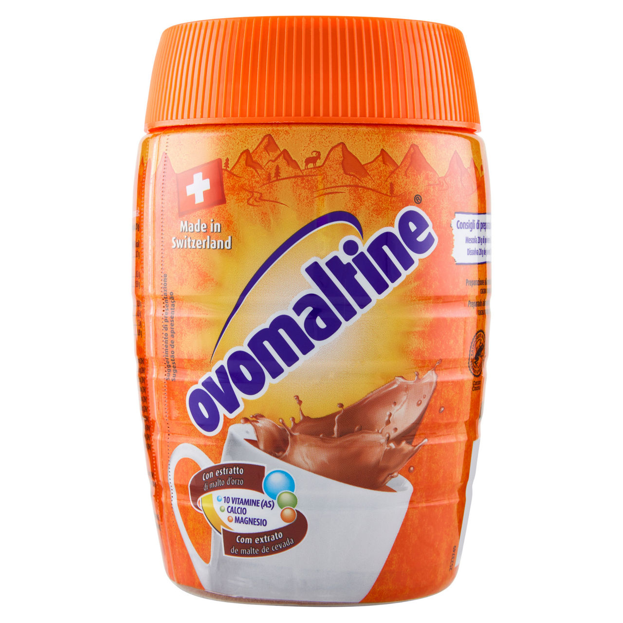 Preparato di estratto di malto d'orzo e cacao ovomaltina 400 gr